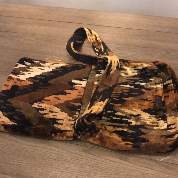 Vintage groovy retro hobo handmade purse 70’s vibe - Picture 14 of 14